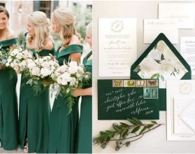 25 Emerald Green and Gold Wedding Themes & Color Ideas 2024