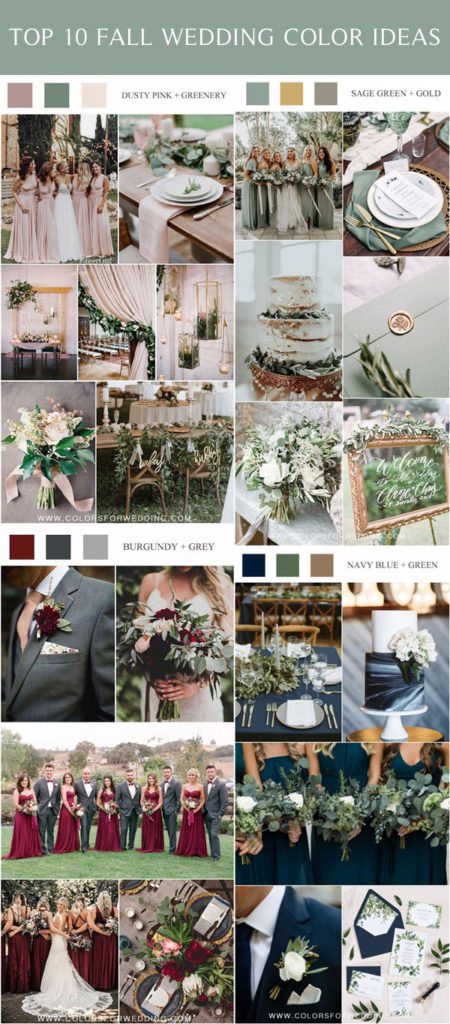 Top 10 Autumn Wedding Color Combos for Fall 2025