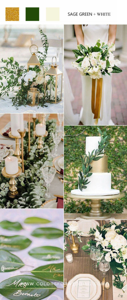 Top 28 Green Wedding Color Palettes You’ll Love for 2024