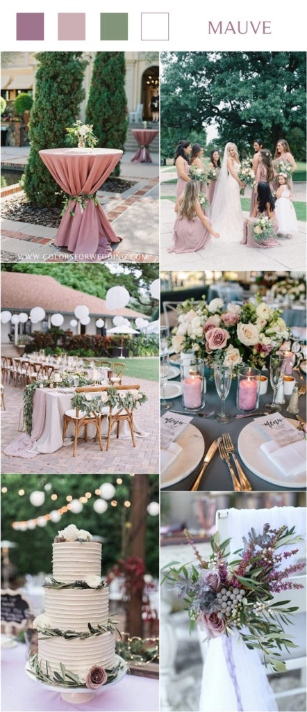 40 + Mauve Wedding Color Ideas for 2024