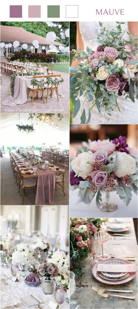 40 + Mauve Wedding Color Ideas for 2024