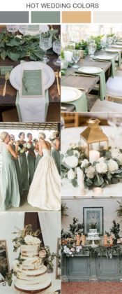 10 Sage Green Wedding Color Palettes for 2024 Trends