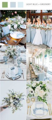 20 Light Blue Wedding Color Ideas for Spring 2024 | 💎
