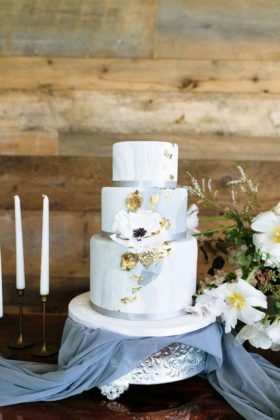 20 Dusty Blue Wedding Cake Ideas | Colors for Wedding