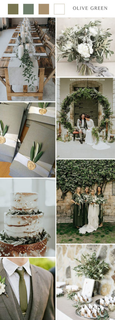 Top 28 Green Wedding Color Palettes You’ll Love for 2024