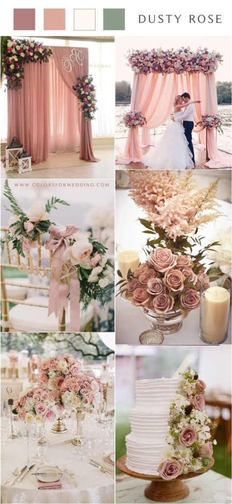 ️ 30 Dusty Rose Wedding Color Ideas 2023 Colors For Wedding