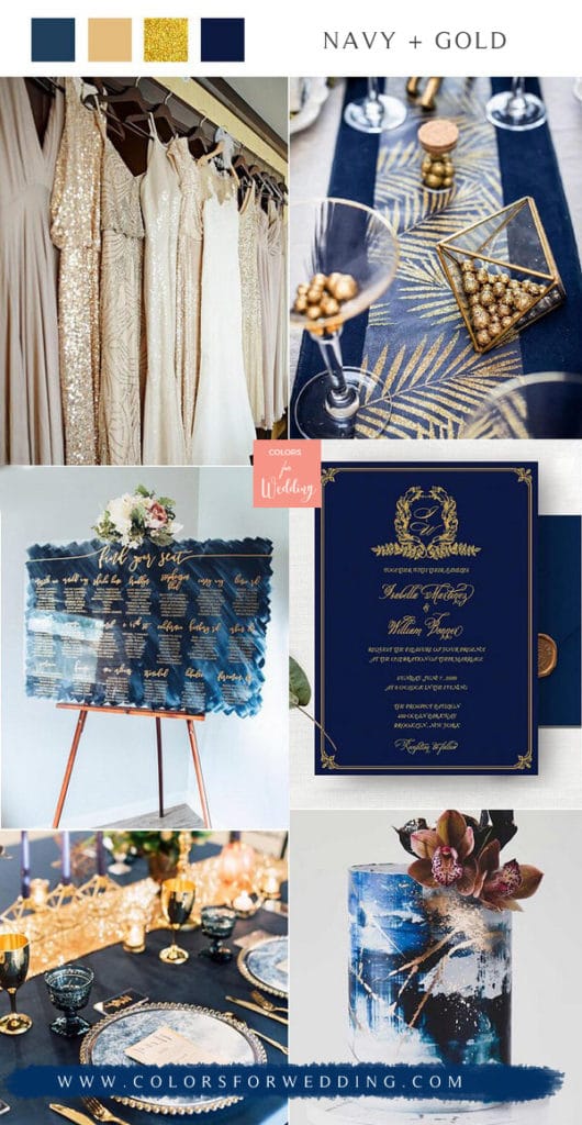 Top 20 Navy Blue Wedding Color Combo Ideas 2024