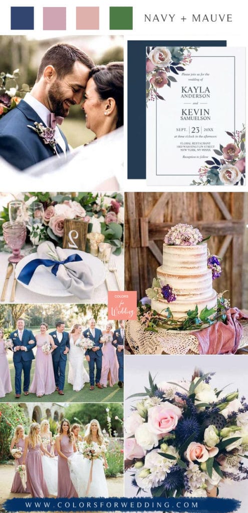 Top 20 Navy Blue Wedding Color Combo Ideas 2024