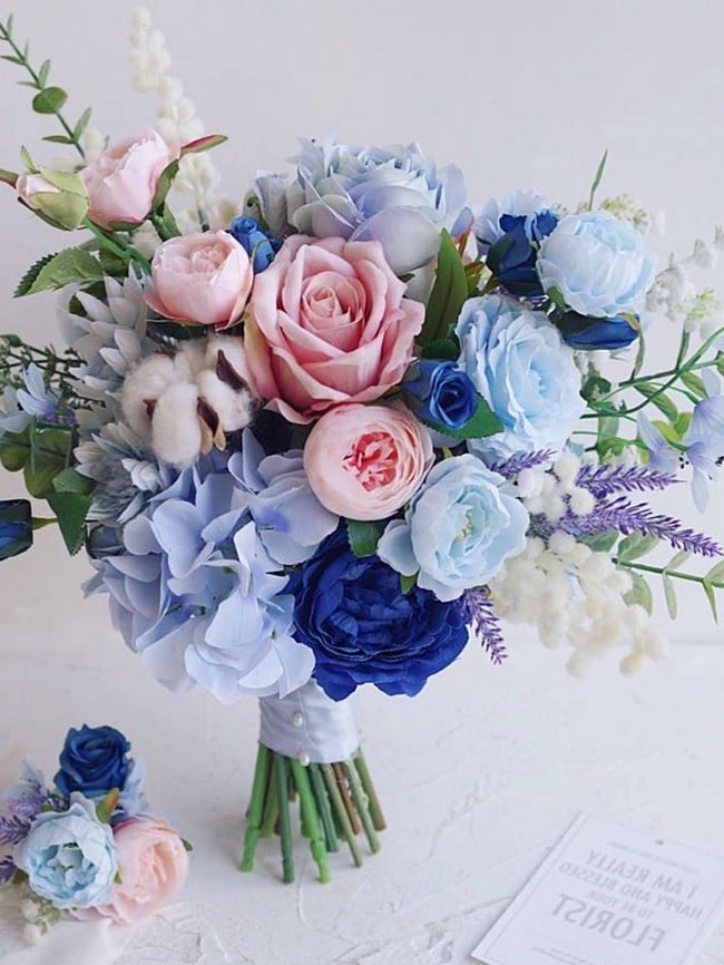 Blue Wedding Bouquets And Flowers 6 ?is Pending Load=1