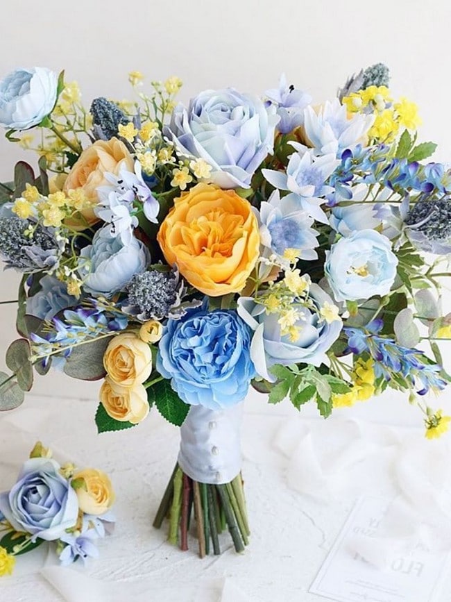 Blue Wedding Bouquets And Flowers 9 ?is Pending Load=1
