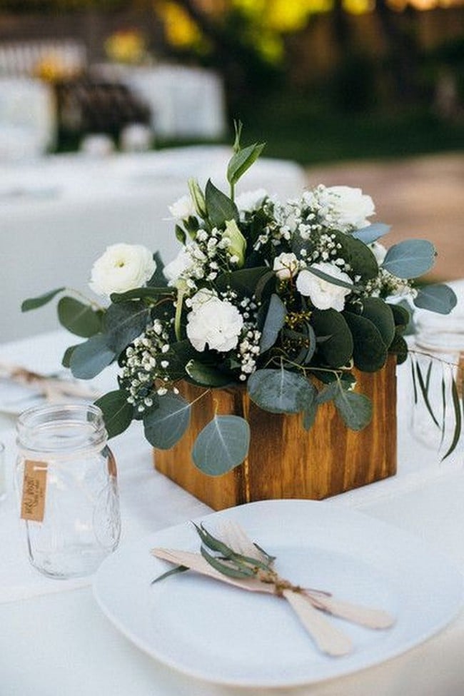 top 15 white greenery wedding centerpieces 2024