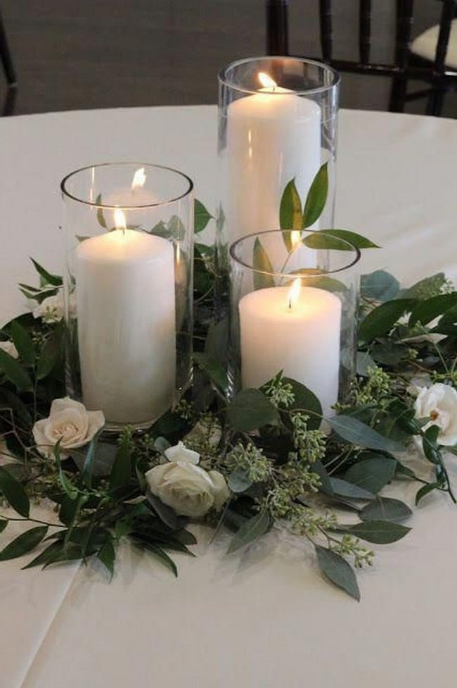 35+ Budget Friendly Greenery Wedding Centerpieces 2024