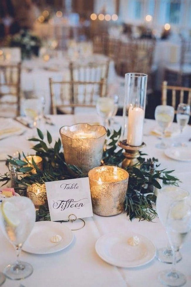 35+ Budget Friendly Greenery Wedding Centerpieces 2024