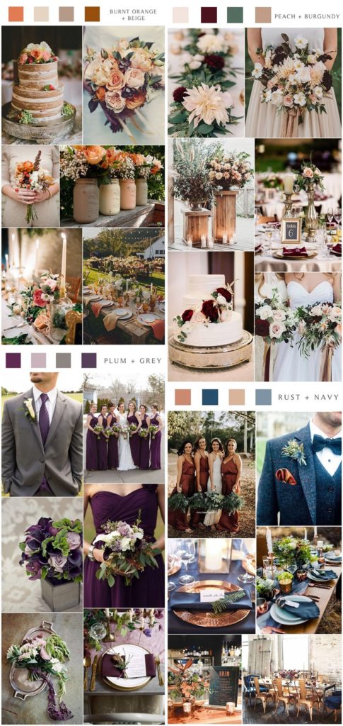 Top 10 Fall Wedding Color Schemes Perfect for Autumn | CFC