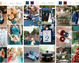 18 Teal Blue Wedding Color Palette & Theme Ideas 2024