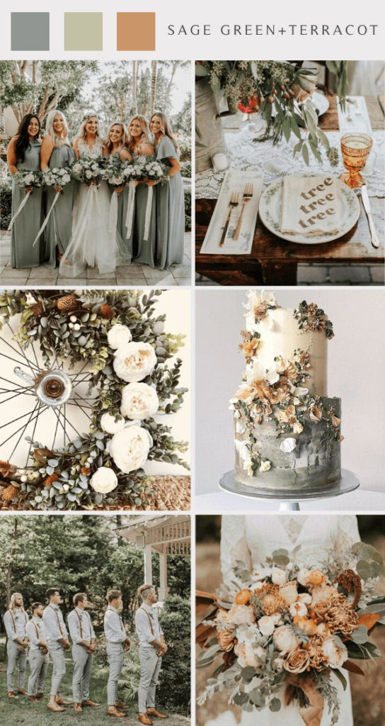 Top 28 Green Wedding Color Palettes You’ll Love for 2024