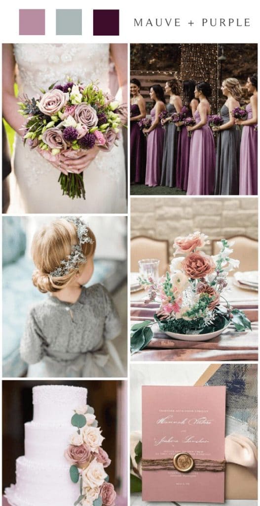 Top 8 Mauve And Grey Wedding Color Ideas 2024 