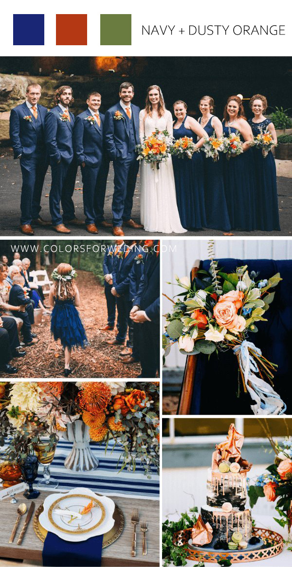 Top 20 Navy Blue Wedding Color Combo Ideas 2024