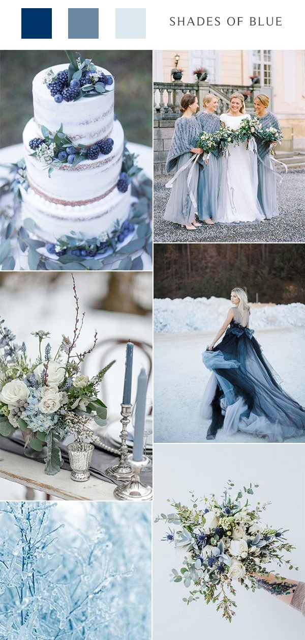 Winter Wedding Color Palettes - Image to u