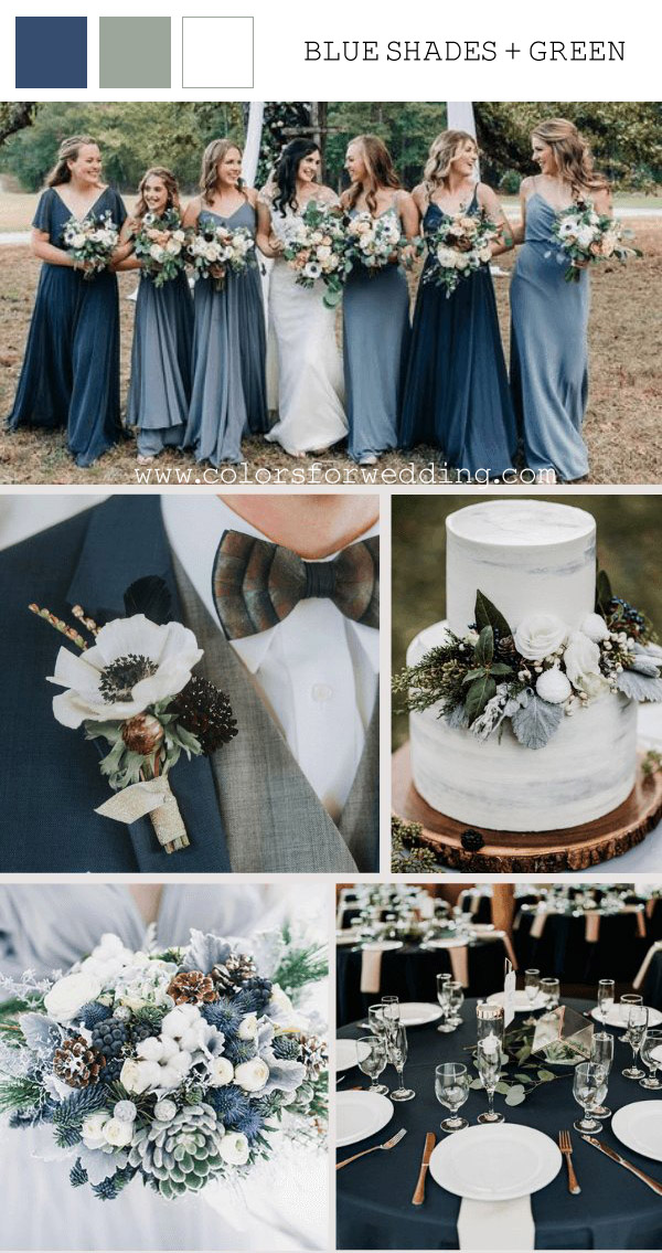 Top 8 Winter January Wedding Colors for 2024