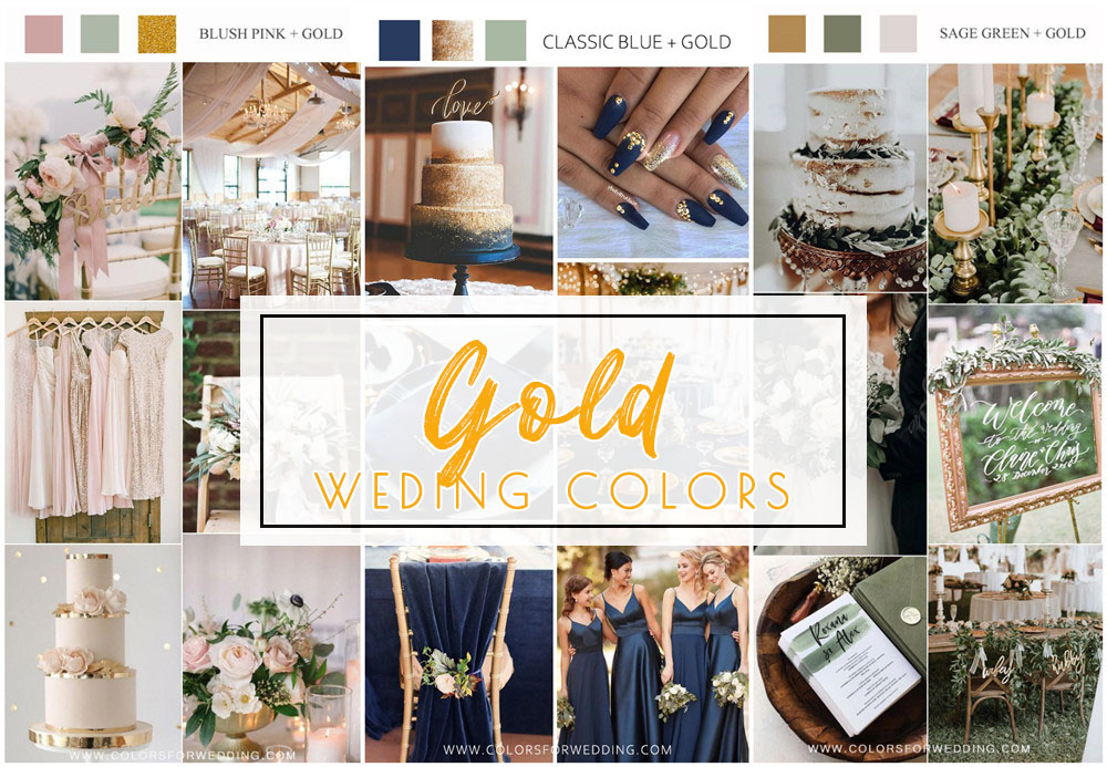 Blue And Gold Wedding Colour Palette, 48% OFF