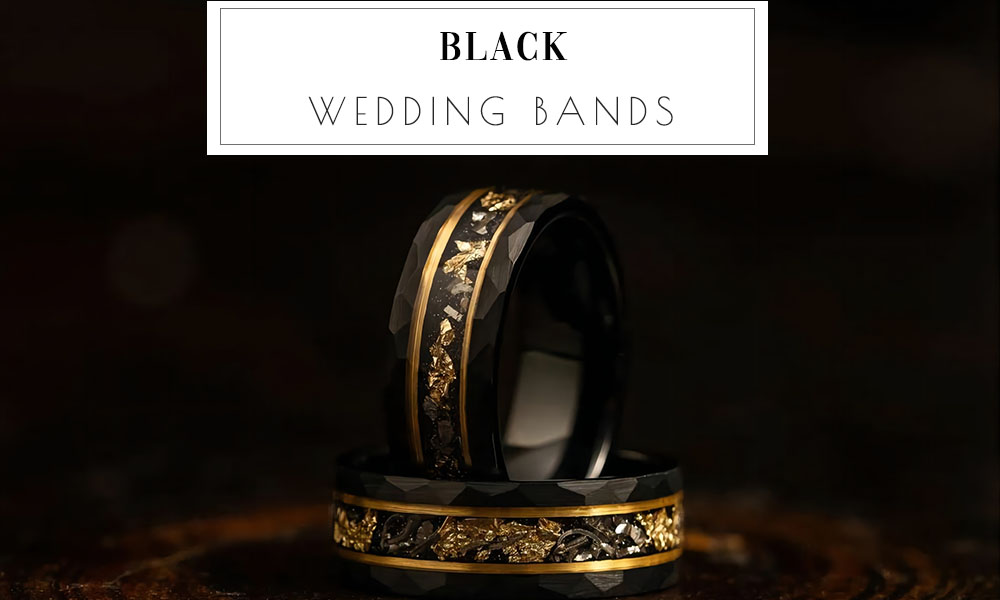 Black Wedding Bands For Women And Mens ?is Pending Load=1