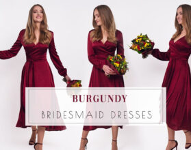 Burundy Bridesmaid Dresses 279x220 