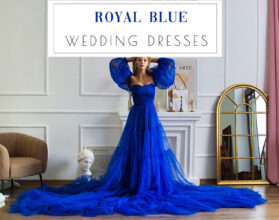 Royal Blue Wedding Dresses 279x220 