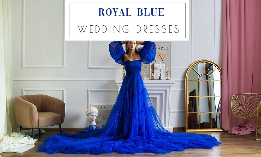  15 Royal Blue Wedding Dresses For 2024 