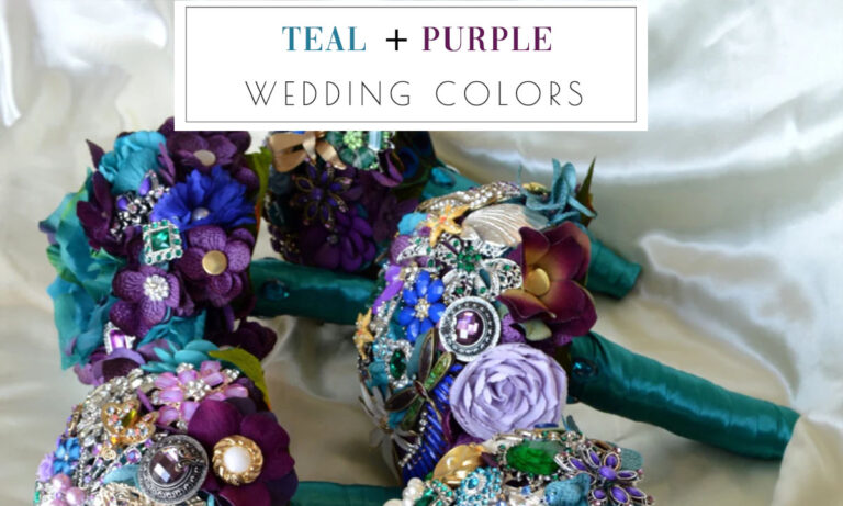 Teal And Purple Wedding Color Ideas 768x461 
