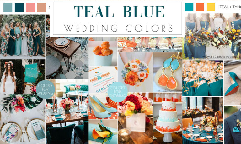 Teal Blue Wedding Color Ideas 768x461 