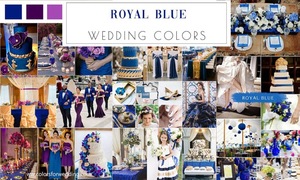 ️ 20 Royal Blue Wedding Color & Theme Ideas 2024