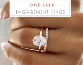 24 Affordable Emerald Engagement Rings 2024   Rose Gold Engagement Rings 279x220 